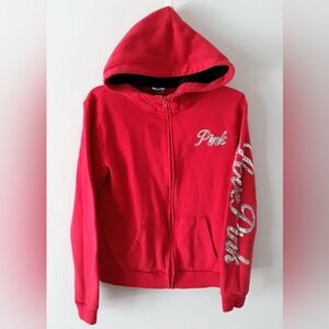 🛑 Y2K PINK VS Sequin Logo Hoodie